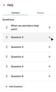 Builder panel: Subpage