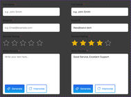 Web: Review Form, mobile web