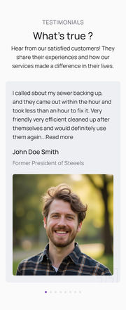 Mobile web: Testimonial, T2