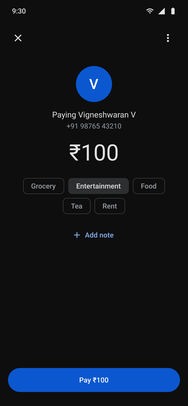 Google Pay, the final screens: Pay · untagged