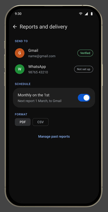Google Pay, in its device: Reports and delivery