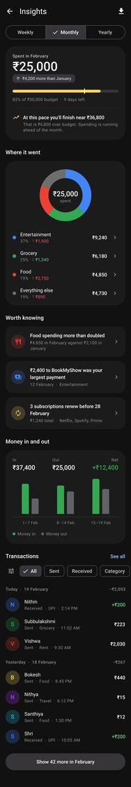 Google Pay, the first iteration: Insights · rebuilt