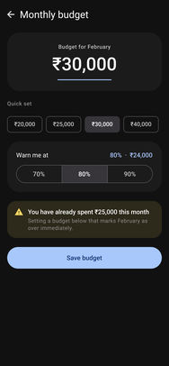 Google Pay, the first iteration: Budget edit