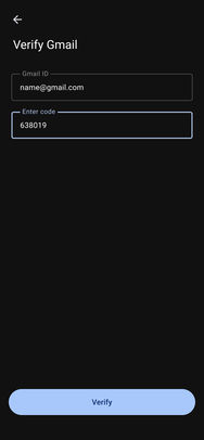 Google Pay, the first iteration: Verify Gmail with code