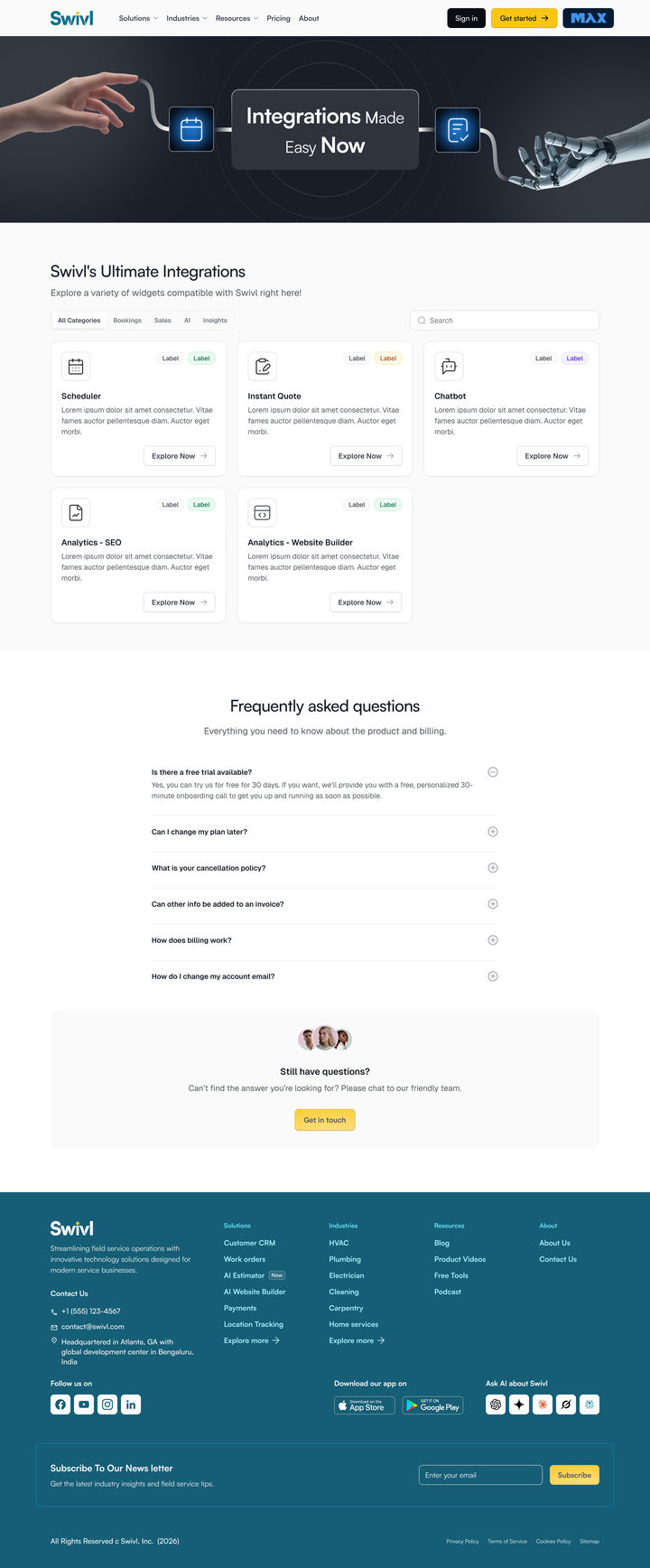 Marketplace, web: Main Screen - All category