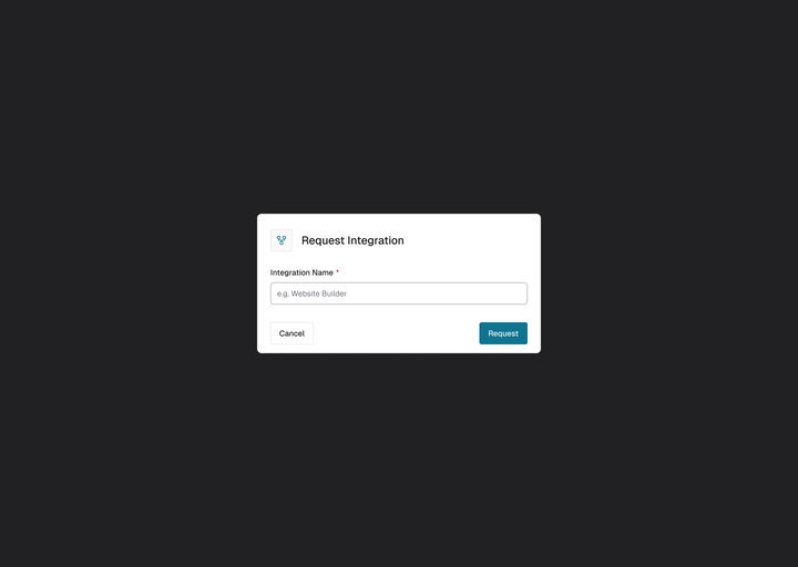 Marketplace, web: Popup