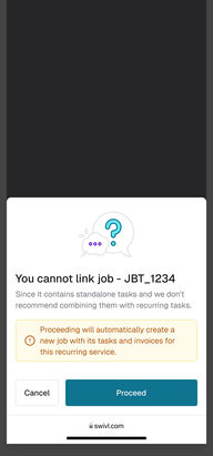 Mobile web, full screen capture: can’t link this job